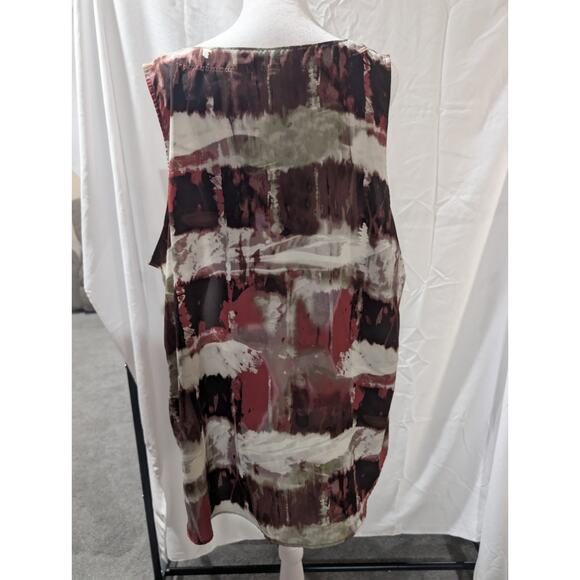 Simply Vera Wang Women's Size XXL 2XL Shirred Satin Shell Cami Tank Top Blouse - Picture 5 of 13